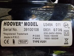Tyčový vysavač  Hoover U3484 Pure Power - 3