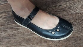 Dámské kožené boty baleriny Lasocki 24,5cm - 3
