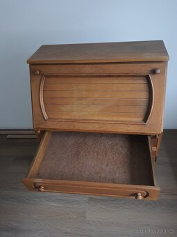 Retro komoda/sekretář s výklopem - 3