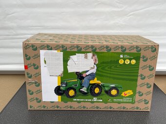 Šlapací John Deere Traktor & Přívěs - Rolly Toys - 3