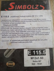 Bezpecnostni matice M12x1.5 Ford Mazda Toyota Honda Kia... - 3