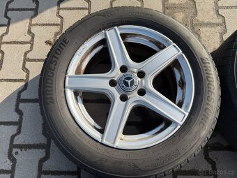 4x al kola 5x112 16 + pneu letní 205/60 R16 - 3