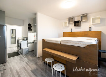 Pronájem bytu 1+kk, Moravská, Vinohrady, 17500 Kč/měs, 27 m2 - 3