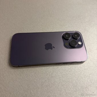 iPhone 14 Pro 256GB deep purple, jako nový, rok záruka - 3