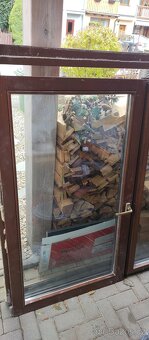 Euro okno dřevěné dvojsklo 240x151 cm - 3