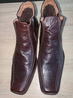 Kožené polobotky Gino Rossi – vel. 42 – NOVÉ - 3