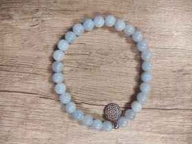 Trimakasi náramek z přírodního aquamarínu - 3