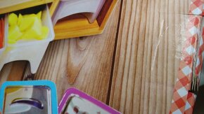 Nová krásná velká krájecí bambusová deska + kruhadla eko bio - 3