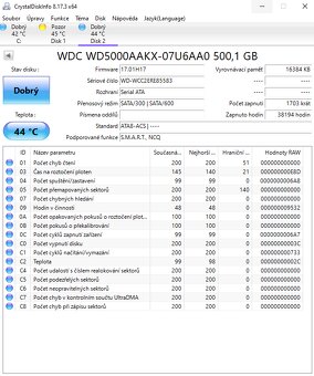 WD Blue 500GB 7,2K 16MB SATA III 3,5'' WD5000AAKX-07U6AA0 - 3