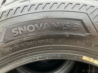 Prodám 4x zimní pneu Barum Snovanis3 195/70 R15 C, 90% vzor - 3