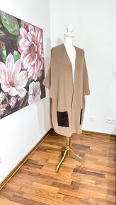 Luxusní objemný vlněno kašmírový kardigan Riani PC 12.900 - 3