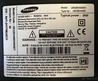 Televize Samsung UE32EH4003W - 3