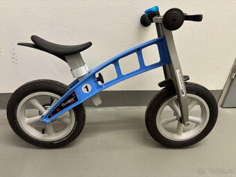 Dětské odrážedlo First Bike Street modré - 3