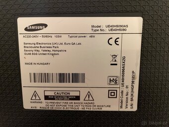 Televize Samsung 40” UE40H5090AS - 3