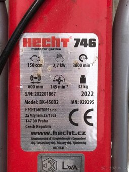 Motorový kultivátor hecht 746 - 3
