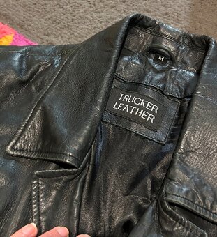 Celokožená pánská stylová slim bunda -M  100% LEATHER - 3