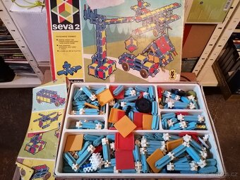 Stavebnice Seva 2 / Polytechnicka stavebnice / retro hracky - 3