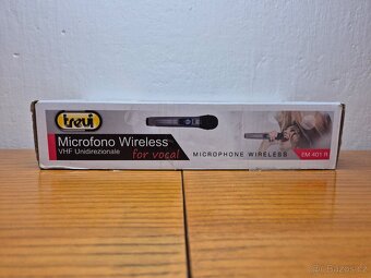 Jednosměrný bezdrátový dynamický mikrofon EM 401 R - 3