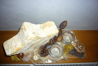 dekorace svícen zimní - 3