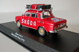Škoda 110 LS doprovodní vůz Rally 1975, 1:43, Altaya, nový - 3