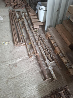 Díly Haki lešení, stojky,podélníky,zábradlí. - 3