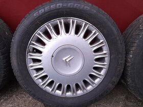 Citroën C5 originální alu kola, 4 kusy, viz foto, pneu KO - 3