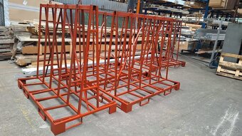 Přepravní stojan na sklo, deskový materiál, osb desky - 3
