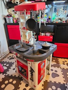 Dětská kuchyňka Tefal Smoby + plno jídla - 3