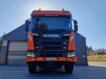 Lesovoz LESOVÚZ Scania V8 R580 do drewna lasu stos kłoda - 3