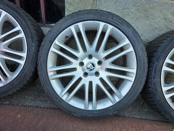 Alu 18 Škoda LUXON + zimní pneu Barum 225/40 R18 - 3