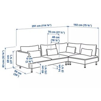 Pohovka Soderhamn - IKEA - 3