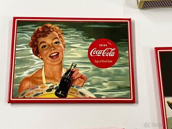 Velké magnetky Coca-Cola - jako malé plechocé cedulky - 3