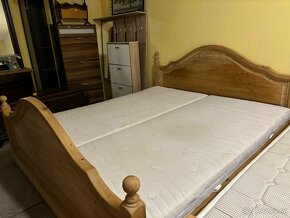 PRODAM POSTEL 180/200-PŘIBORNÍK- MASIVNI BOROVICE - 3