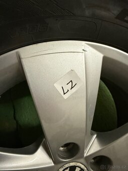 Alu kola Škoda zimní 5x100 r15 - 3