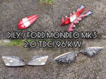 Levné náhradní díly / Ford Mondeo mk3 combi ( zbytek dílů ) - 3