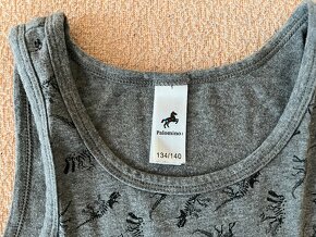 Dětské tílko s motivem dinosaurů Palomino vel. 134/140 šedé - 3
