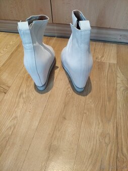 Italské kožené dámské boty - 3