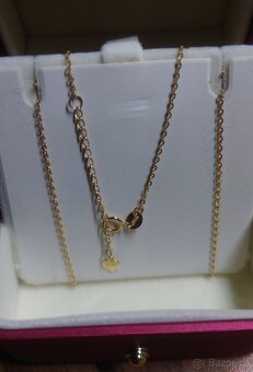 Zlatý diamantový set - náušnice a náhrdelník - 3