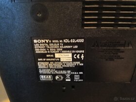 TV Sony Bravia KDL-32L4000 - 3