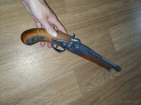Dekorativní pirátská dřevěná pistol - 3