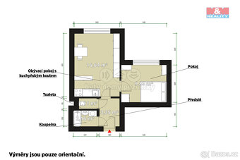 Pronájem bytu 2+kk, 38 m², Plzeň, ul. Bzenecká - 3