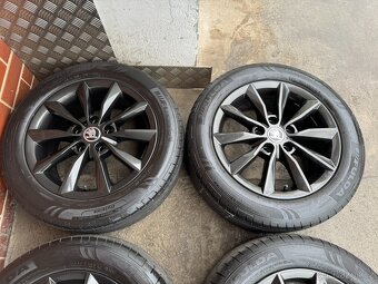 TOP Alu 16" 5x112, škoda MINORIS BLACK, letní pneu 90%, O3 - 3