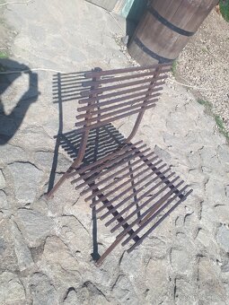 Zahradní lavička židle - 3