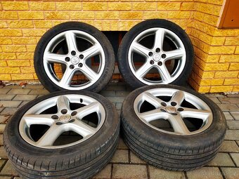 Alukola 5x114,3 R17 s letními pneu 225/45 R17 se vzorkem 7mm - 3