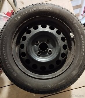 4x kola se zimními pneu 165/70 R14 - 3