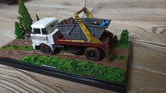 Diorama sběr černé skládky Škoda Liaz 1:43 - 3