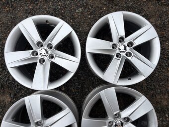 Alu original sada disku Škoda 5x100 7J ET46 R16 - 3