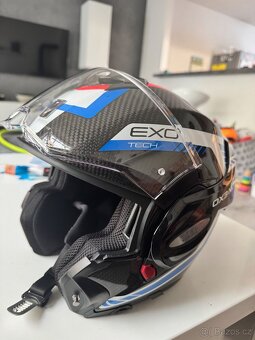 Překlápěcí helma Scorpion Exo tech carbon - 3