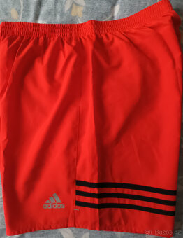 Kraťasy Adidas oranžovo-černé - pánská vel. L - nové - 3