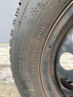 Plechove disky s pneu 5x112, 205/55 R16 - 3